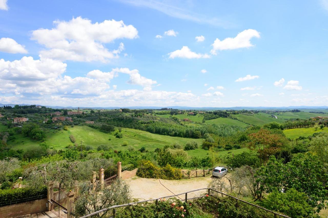 Апартаменти Luglie 360° Panoramic Terrace Сієна Екстер'єр фото